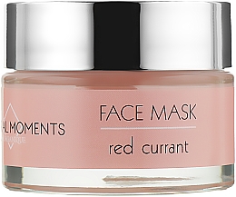 Düfte, Parfümerie und Kosmetik Pflegende und festigende Gesichtsmaske mit roter Johannisbeere - Organique Natural Moments Red Currant Face Mask