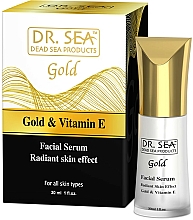 Düfte, Parfümerie und Kosmetik Gesichtsserum mit Vitamin E - Dr.Sea Gold & Vitamin E Radiant Skin Effect Serum