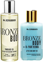 Düfte, Parfümerie und Kosmetik Körperpflegeset - Mr.Scrubber Bronze Body Gentle Sun (Körperöl 100ml + Körpergel 100ml)