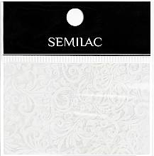 Düfte, Parfümerie und Kosmetik Folie für Nageldesign - Semilac Transfer Foil White Lace
