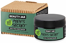 Düfte, Parfümerie und Kosmetik Feuchtigkeitsspendende Gesichtscreme für Männer mit Macadamia-Öl, Salbei- und Hagebuttenextrakt - Beauty Jar Men’s Secret Daily Face Moisturizer