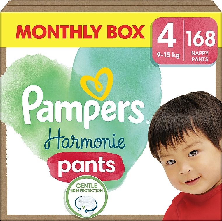 Windeln Harmonie Pants Größe 4 9-15 kg 168 St. - Pampers — Bild N1