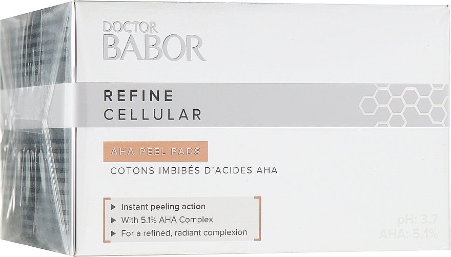 AHA-Peeling-Pads - Babor Doctor Babor Refine Cellular AHA Peel Pads — Bild N1