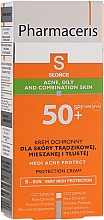 Düfte, Parfümerie und Kosmetik Sonnenschutzcreme für Aknehaut SPF 50+ - Pharmaceris S Medi Acne Protect Cream SPF50
