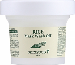 Düfte, Parfümerie und Kosmetik Reinigende Gesichtsmaske mit Reisextrakt - Skinfood Rice Mask Wash Off