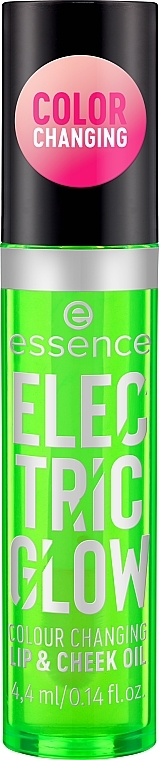 Essence Electric Glow Color Changing Lip & Cheek Oil - Essence Electric Glow Color Changing Lip & Cheek Oil — Bild N1