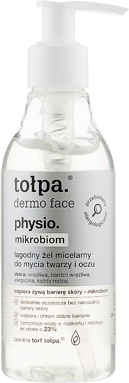 Mizellengel zum Waschen von Gesicht und Augen - Tolpa Dermo Face Physio Mikrobiom Cleansing Gel — Foto N3