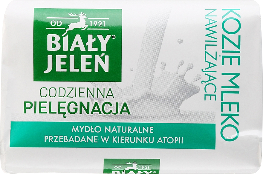 Hypoallergene Festseife mit Ziegenmilch - Bialy Jelen Hypoallergenic Soap With Goat Milk — Foto N1