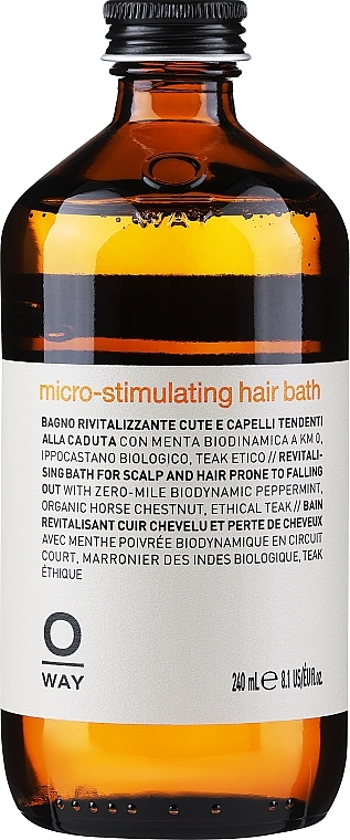 Keratin Shampoo gegen Haarausfall - Rolland Oway Micro-Stimulating Hair Bath — Bild N1