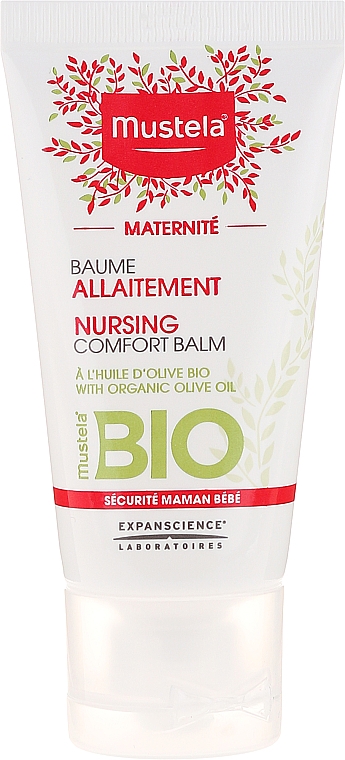 Pflegender Brustbalsam mit Bio-Olivenöl - Mustela Maternity Organic Breastfeeding Balm — Bild N2