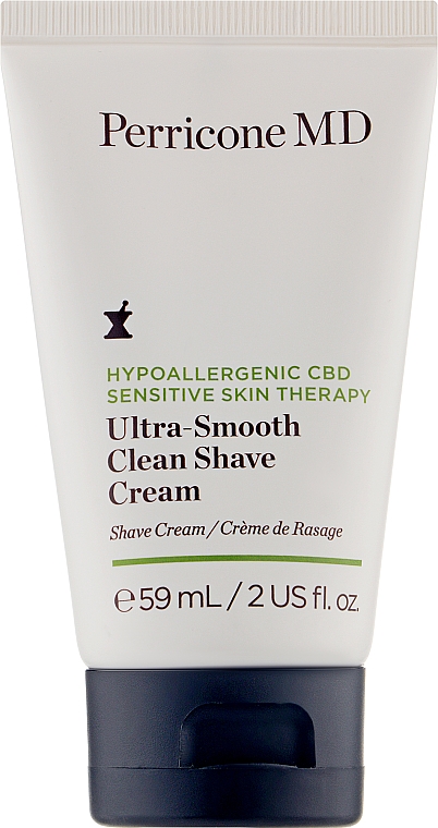 Rasiercreme für empfindliche Haut - Perricone MD Hypoallergenic CBD Sensitive Skin Therapy Ultra-Smooth Clean Shave Cream — Bild N1