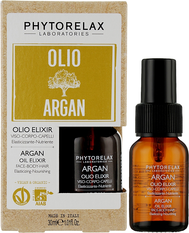 Gesichtselixier mit reinem Arganöl - Phytorelax Laboratories Olio di Argan Elixir — Bild N2