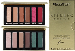 Düfte, Parfümerie und Kosmetik Make-up Set (Lidschattenpalette 2x7.8g) - Makeup Revolution Kitulec #BlendKitulca Shadow Palette