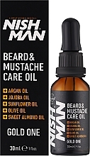 Bart- und Schnurrbartöl - Nishman Beard & Moustache Care Oil — Bild N2