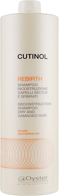 Shampoo für geschädigtes und trockenes Haar mit Keratin - Oyster Cosmetics Cutinol Rebirth Shampoo — Bild N5