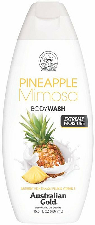 Feuchtigkeitsspendendes Duschgel mit Vitamn E, Kakadupflaume, Ananas- und Mimosenextrakt - Australian Gold Pineapple Mimosa Body Wash