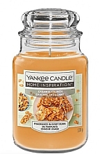 Düfte, Parfümerie und Kosmetik Duftkerze im Glas - Yankee Candle Home Inspiration Caramel Crunch