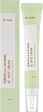 Beruhigende Creme für Problemzonen - IUNIK Centella Calming Ac Spot Cream — Bild N2