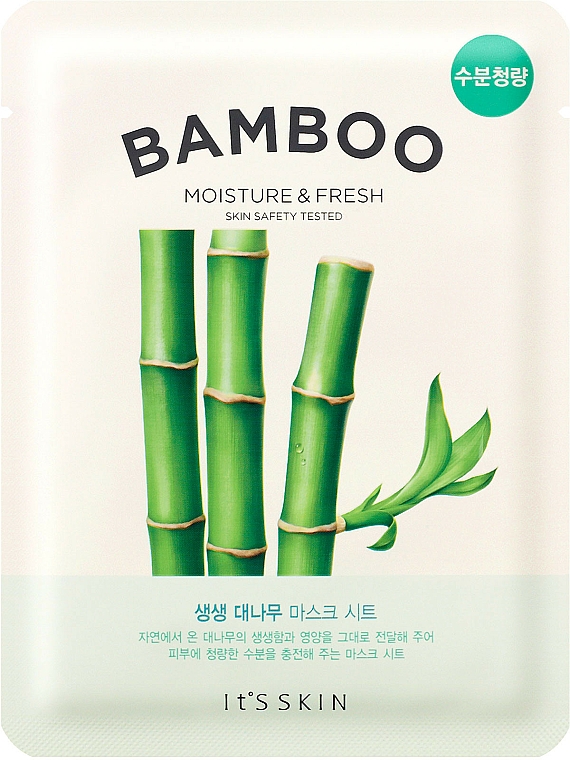 Feuchtigkeitsspendende und erfrischende Tuchmaske mit Bambus - It's Skin The Fresh Mask Sheet Bamboo — Bild N1