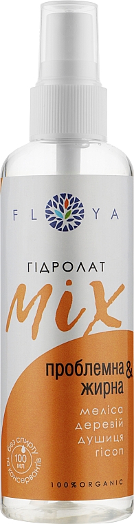 Hydrolat Mix für problematische und fettige Haut - Floya — Bild N1