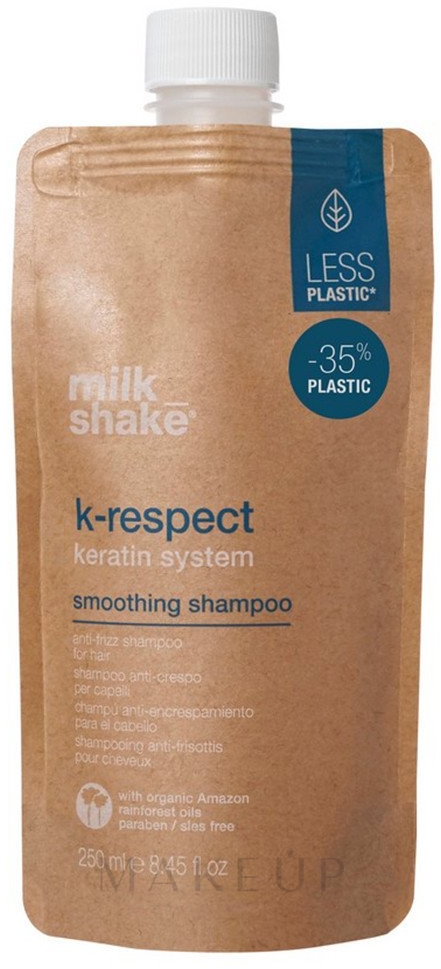 Anti-Frizz-Shampoo - Milk Shake K-Respect Smoothing Shampoo — Bild 250 ml