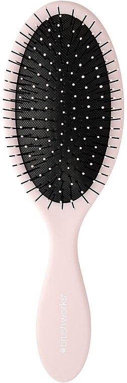 Ovale Entwirrungsbürste rosa - Brushworks Professional Oval Detangling Hair Brush Pink — Bild N2