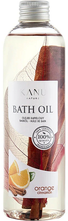 Bade Öl Orange und Zimt - Kanu Nature Bath Oil Orange Cinnamon — Bild N1