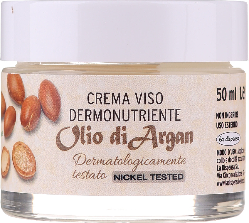 Nährende Gesichtscreme mit Arganöl - Florinda Olio di Argan Face Cream — Bild N2