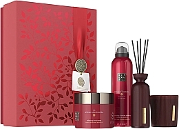 Düfte, Parfümerie und Kosmetik Pflegeset für Männer - Rituals The Ritual of Ayurveda Large Gift Set 20024 (sh/gel/200ml+b/cr/200ml+diffuser/70ml+candle/140g)