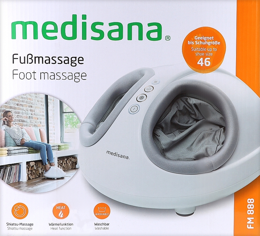 Fußmassagegerät - Medisana FM 888 Foot Massager Light Grey — Bild N1