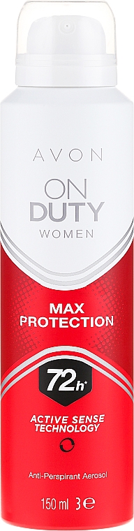 Deospray Antitranspirant - Avon On Duty Max Protection Antyperspirant — Bild N1