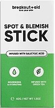 Kaolinmaske für Problemhaut - Breakout + Aid Spot & Blemish Stick Mask with Green Tea — Bild N1