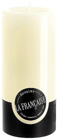 Kerze Zylinder Durchmesser 7 cm Höhe 15 cm - Bougies La Francaise Cylindre Candle Ivory — Bild N1
