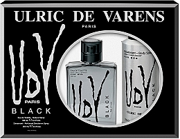 Düfte, Parfümerie und Kosmetik Ulric de Varens UDV Black Set - Duftset (Eau de Toilette 100ml + Deospray 200ml)