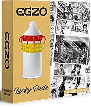 Düfte, Parfümerie und Kosmetik Kondom mit Schnurrbart Lucky Dude - Egzo