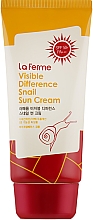 Sonnenschutzmittel mit Schneckenextrakt SPF50+ - Farmstay Visible Difference Snail Sun Cream — Bild N2