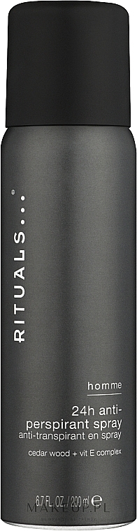 Deospray Antitranspirant - Rituals Homme 24h Anti-Perspirant Spray  — Bild N1