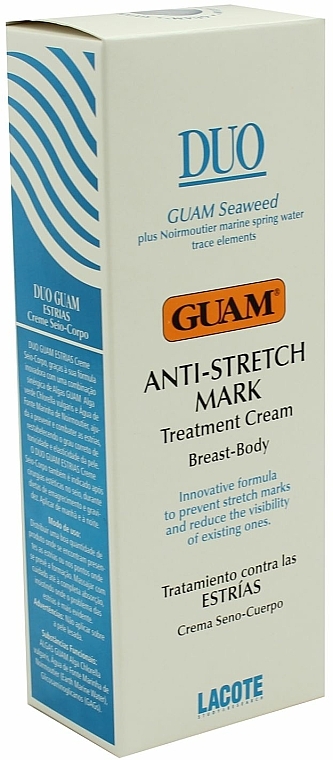 Intensive Creme gegen Dehnungsstreifen für Brust und Körper - Guam Duo Anti-Stretch Mark Treatment Cream — Foto N2
