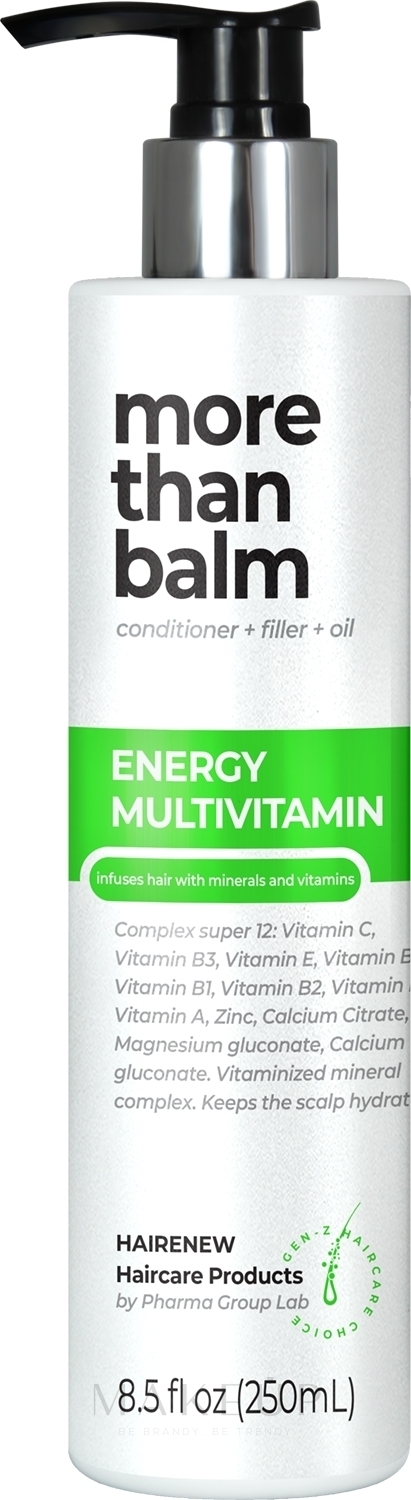 Haarbalsam - Hairenew Energy Multivitamin Balm Hair — Bild 250 ml