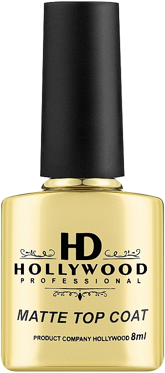 Nagelüberlack - HD Hollywood Matte Top Coat Velvet New — Bild N1