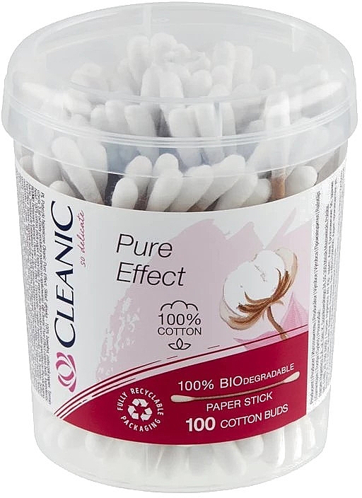 Wattestäbchen 100 St. - Cleanic Pure Effect — Bild N1