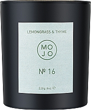 Düfte, Parfümerie und Kosmetik Mojo Lemongrass & Thyme №16 - Duftkerze