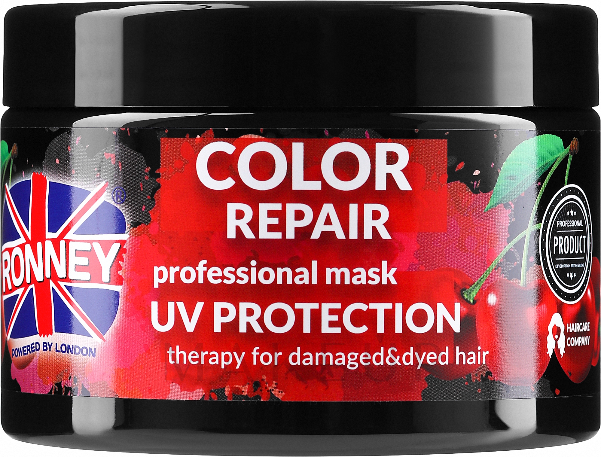 Haarmaske mit UV-Schutz - Ronney Professional Color Repair Mask UV Protection — Bild 300 ml