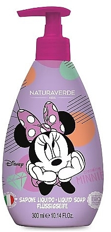 Flüssigseife für Kinder Minnie Mouse - Naturaverde Kids Disney Minnie Mouse Liquid Soap  — Bild N1