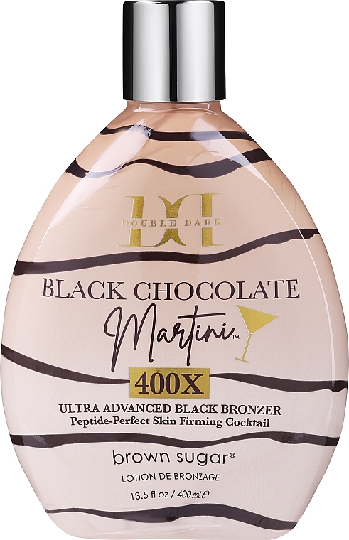 Solariumcreme mit mega dunklen Bronzern, Weizenkeimen und Peptiden - Tan Incorporated Martini 400X Double Dark Black Chocolate — Bild N3
