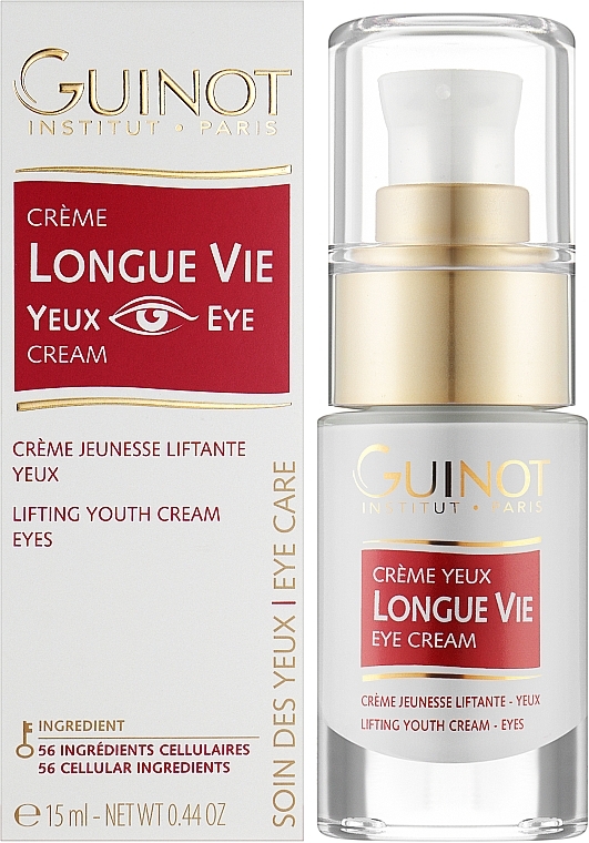 Anti-Aging Augencreme mit Lifting-Effekt - Guinot Longue Vie Yeux Eye Lifting — Bild N2
