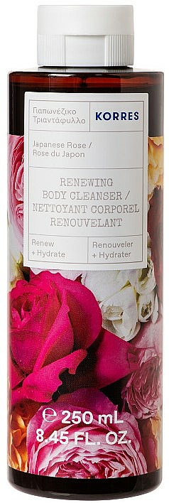 Duschgel Japanische Rose - Korres Japanese Rose Renewing Body Cleanser — Bild N1