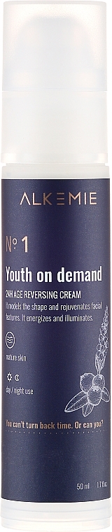 Verjüngende Gesichtscreme mit Lifting-Effekt - Alkmie Youth On Demand 24H Age Reversing Cream — Bild N3