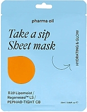 Tuchmaske für das Gesicht - Pharma Oil Take A Sip Sheet Mask — Bild N1