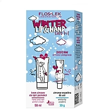 Schutz- und Pflegeset - Floslek Winter Lip&Hand Care Kit (h/mask/50ml + lip/balm/10g) — Bild N1